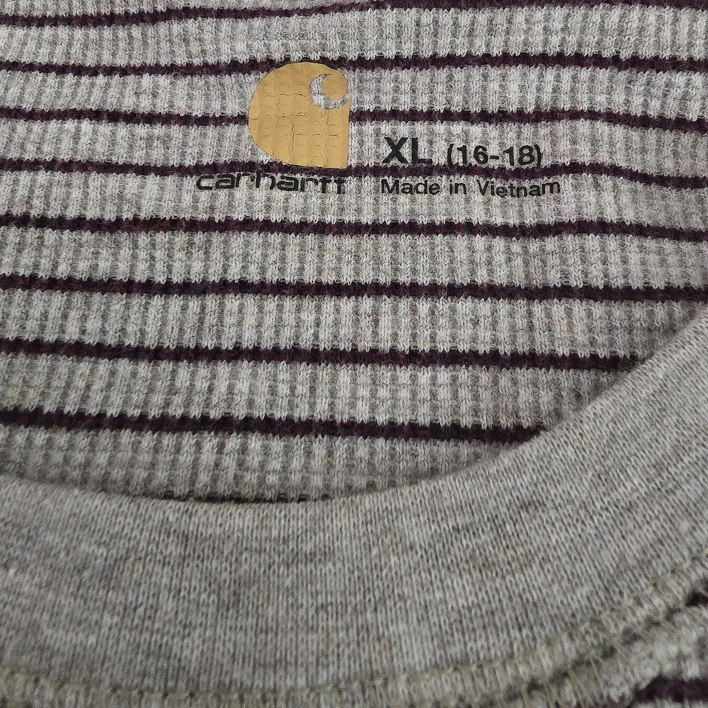 Women's Striped Long Sleeve Shirt - Picture 2 of 6